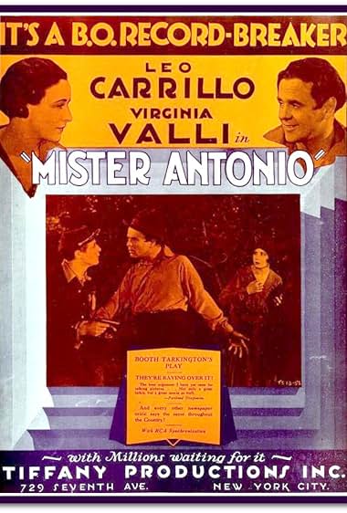 Famous quotes from Hollywood movie : Mister Antonio (1929)