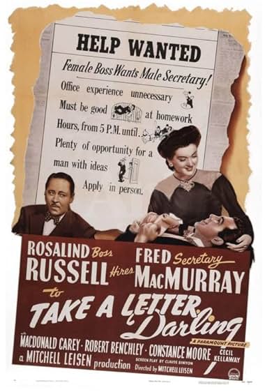 Famous quotes from Hollywood movie : Take a Letter, Darling (1942)