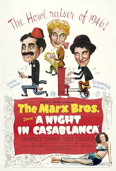 Famous quotes from Hollywood movie : A Night in Casablanca (1946) - Part (2)