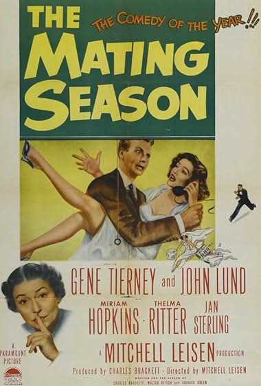 Famous quotes from Hollywood movie : The Mating Season (1951)