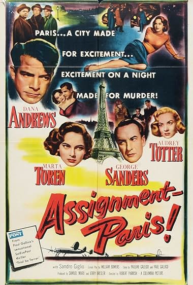 Famous quotes from Hollywood movie : Assignment: Paris (1952)