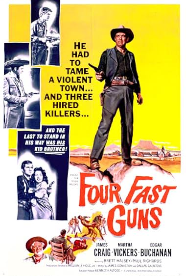 Famous quotes from Hollywood movie : Four Fast Guns (1960)